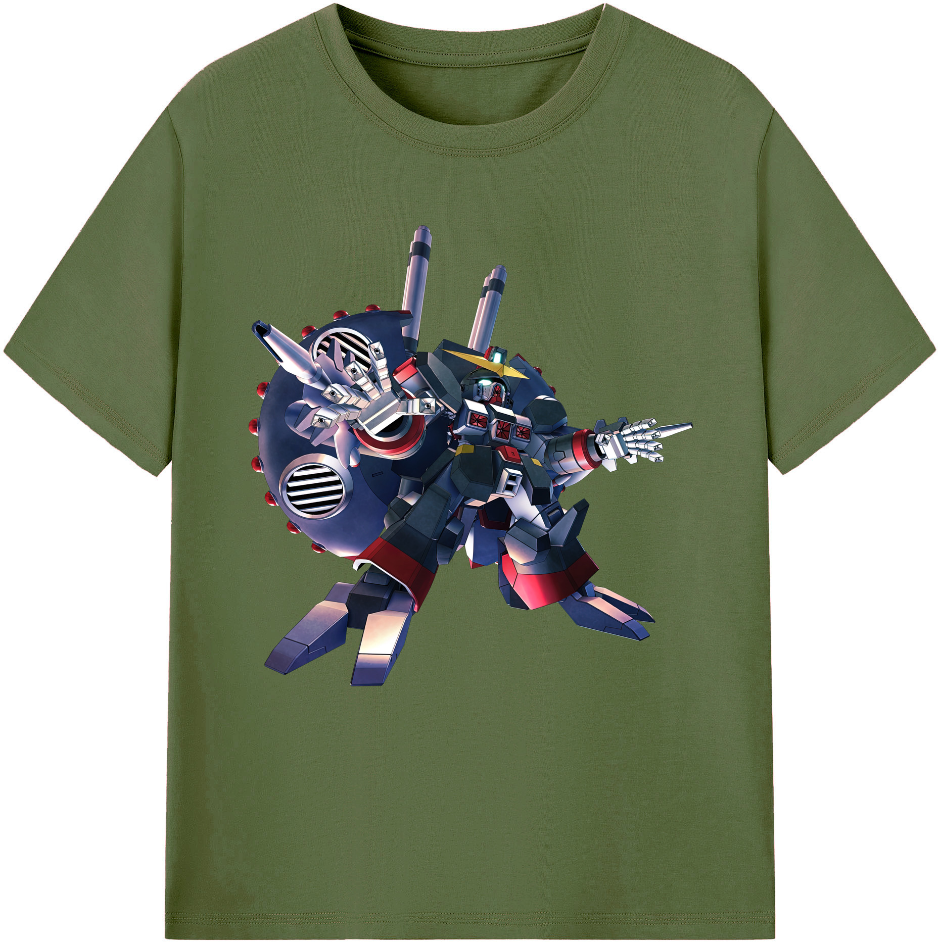 （画像用） 機動戦士ガンダム Mobile Suit Gundam 綿100％半袖Tシャツ（フロントプリント）